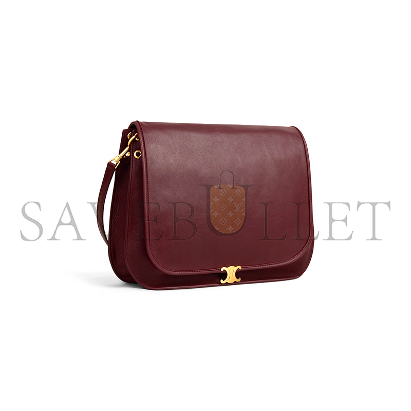 CELINE SOFT TRIOMPHE BESACE IN SUPPLE SHINY LAMBSKIN 123632T88.28PO (34*25*13cm) CELINE SOFT TRIOMPHE BESACE IN SUPPLE SHINY LAMBSKIN 123632T88.28PO (34*25*13cm)